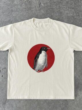 Penguin Illustration T-Shirt